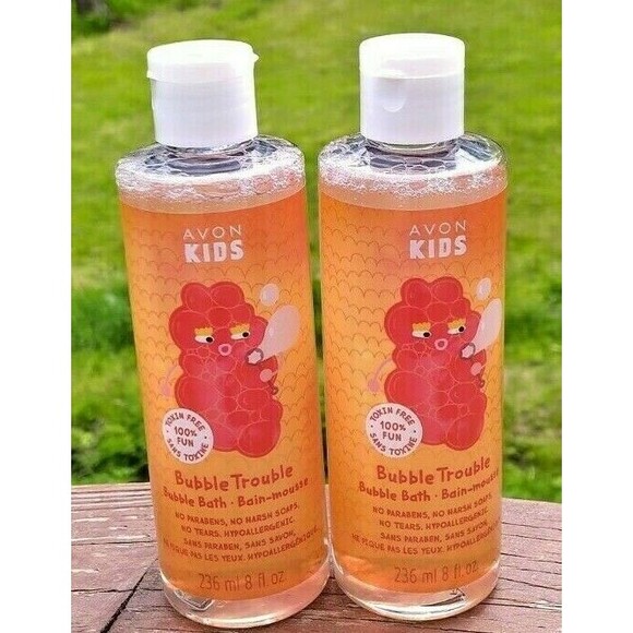 Avon Kids Bubble Trouble Bubble Bath Apple Burst 8 FL OZ - Lot of 2 - Picture 1 of 2